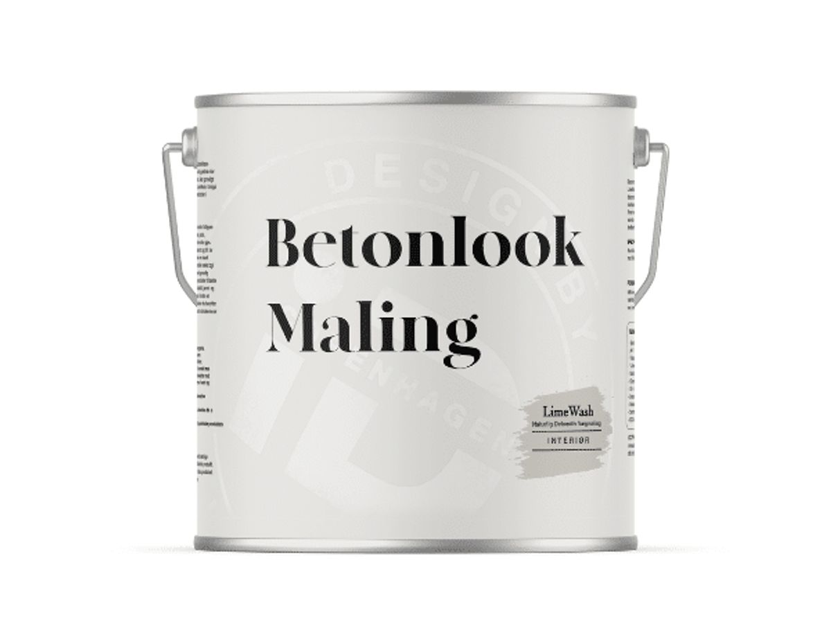 Betonlook maling - Limewash 1 liter