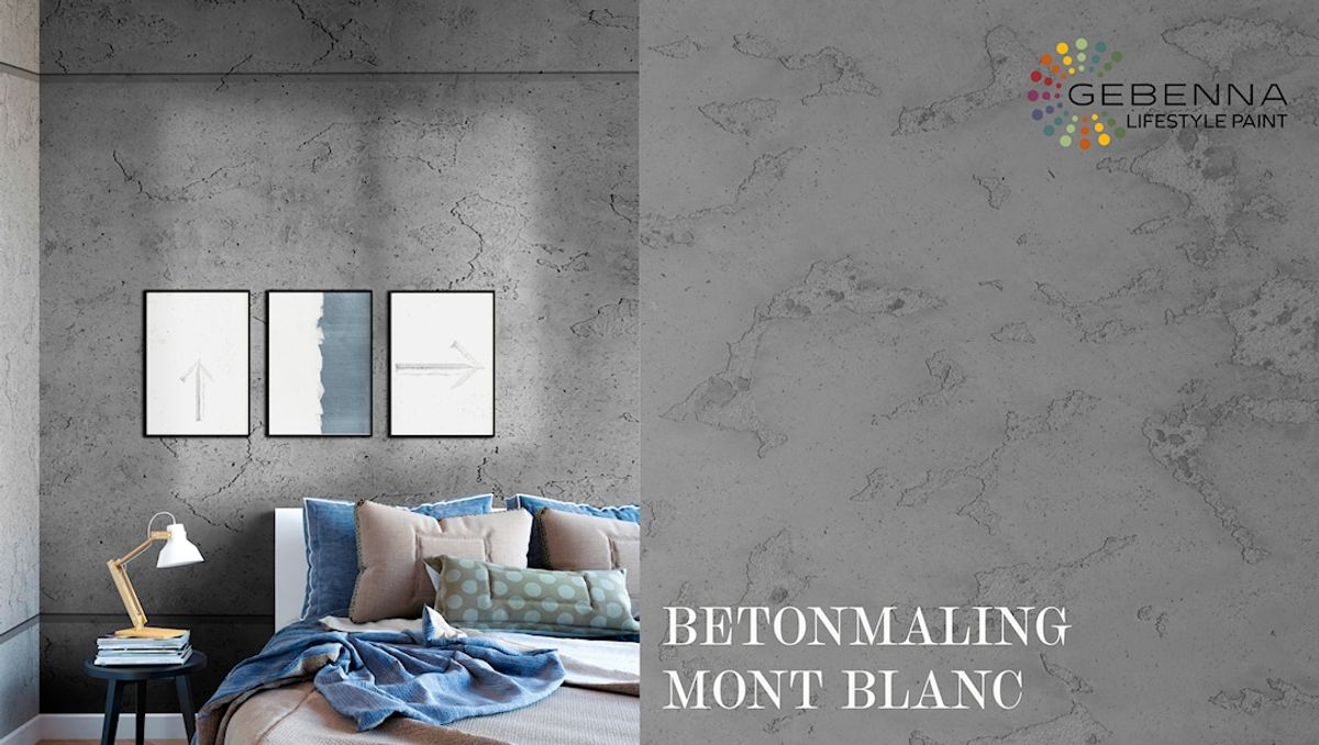 Betonmaling: Mont Blanc