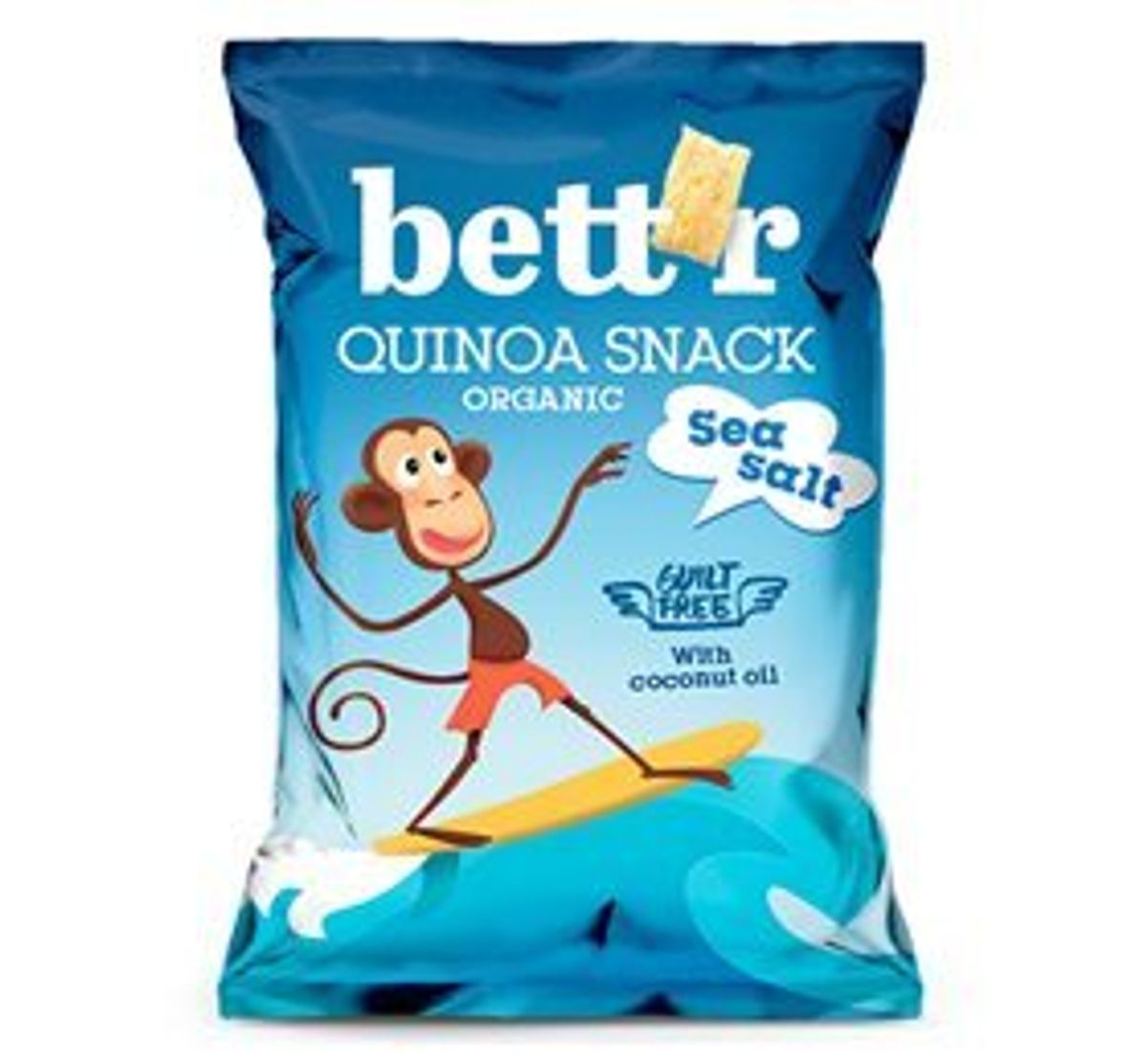 Bett ´r Quinoasnack havsalt Ø, 40g.