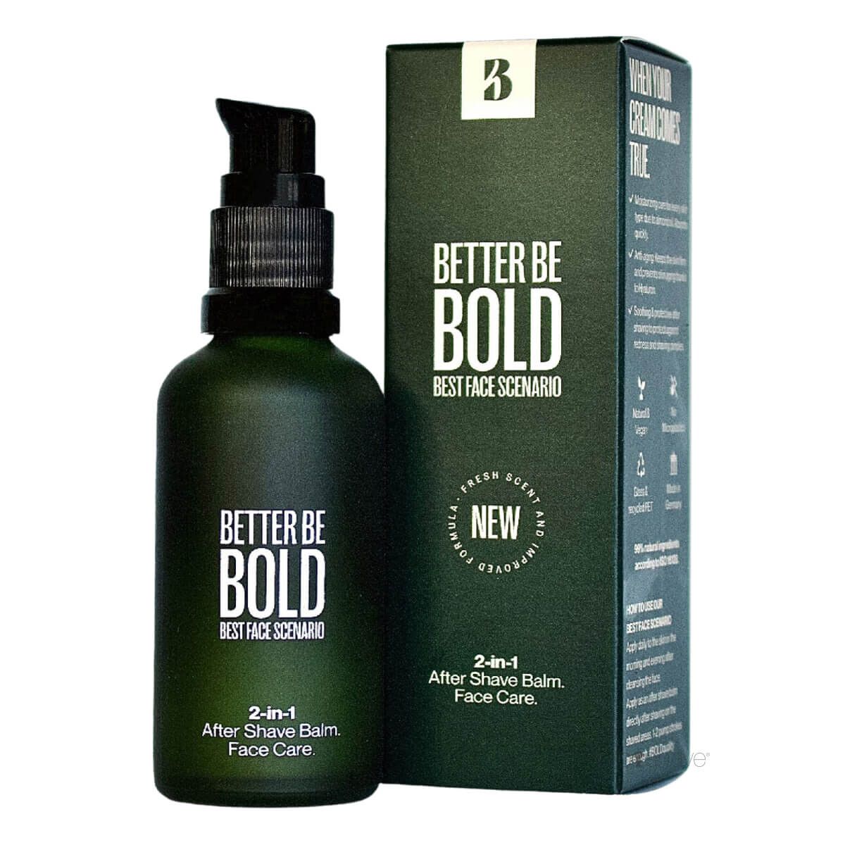 Better Be Bold Best Face Scenario, 2in1 Aftershave Balm & Face Cream, 50 ml.