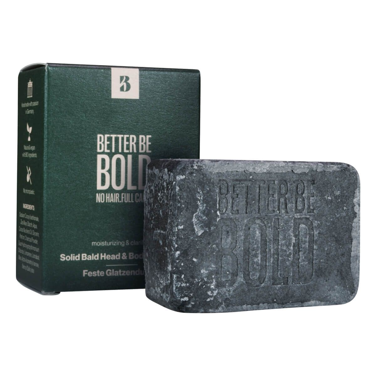 Better Be Bold Solid Bald Head & Body Wash Bar, 110 gr.