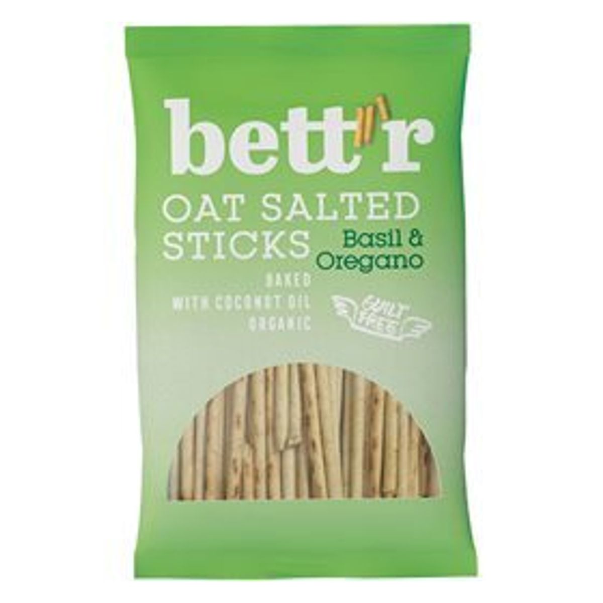 Bett´r Havresticks Basil Oregano Ø, 50g.