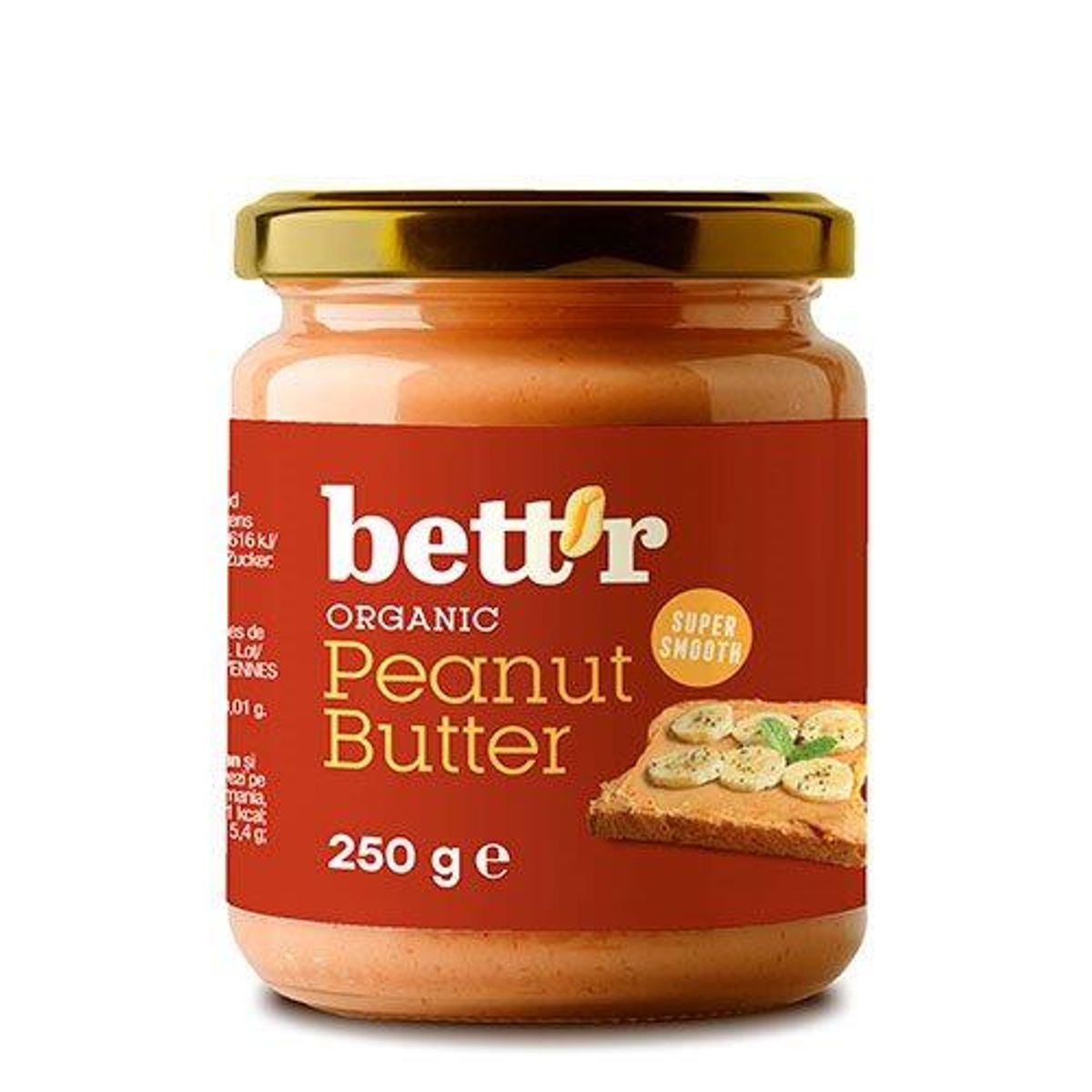 Bett´r Peanut butter Ø, 250g