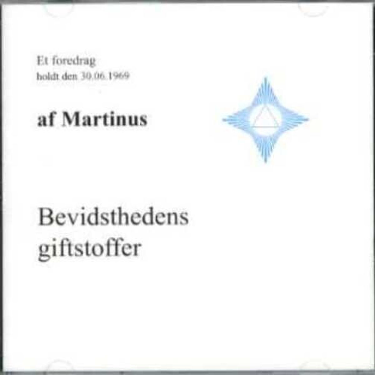 Bevidsthedens Giftstoffer - Martinus - Cd Lydbog