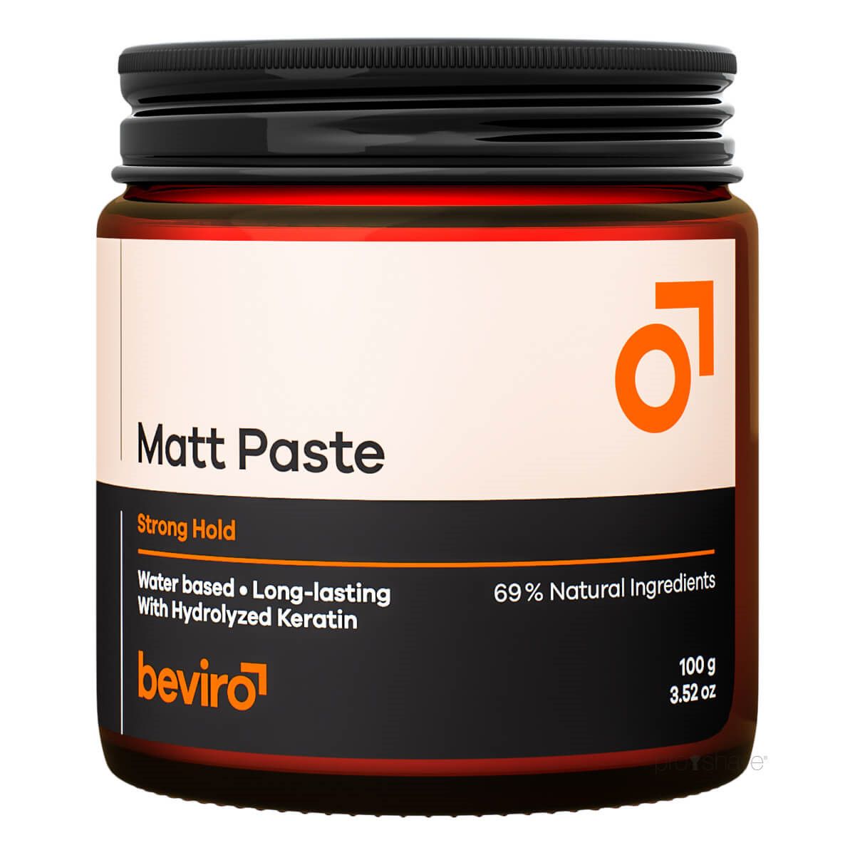 Beviro Matt Paste, Strong Hold, 100 gr.