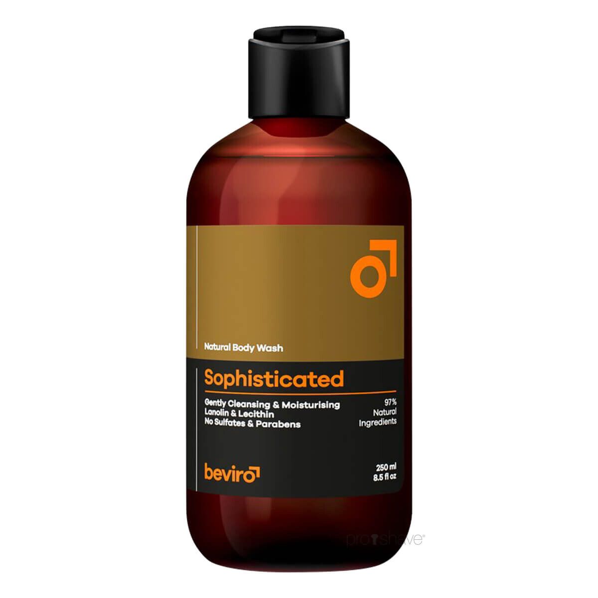 Beviro Natural Body Wash, Sophisticated, 250 ml.