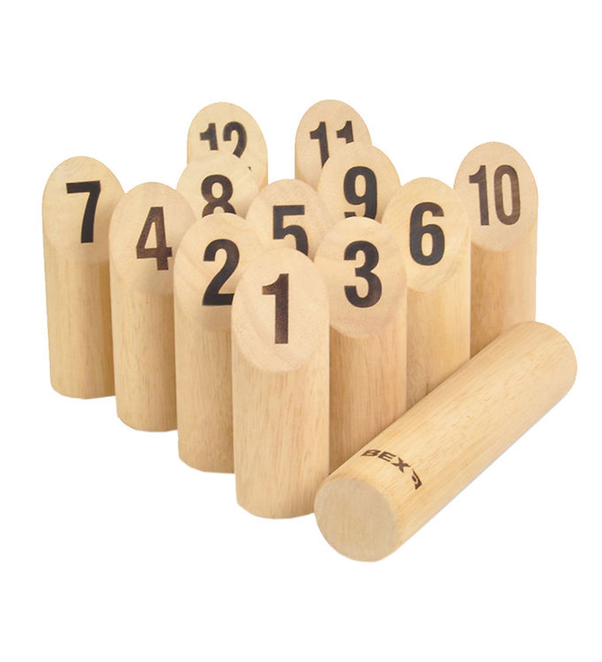 Bex Sport Havespil - Træ - Number Kubb