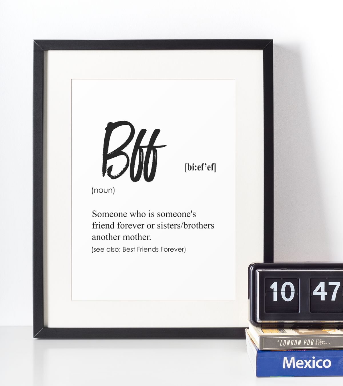 Bff definition plakat