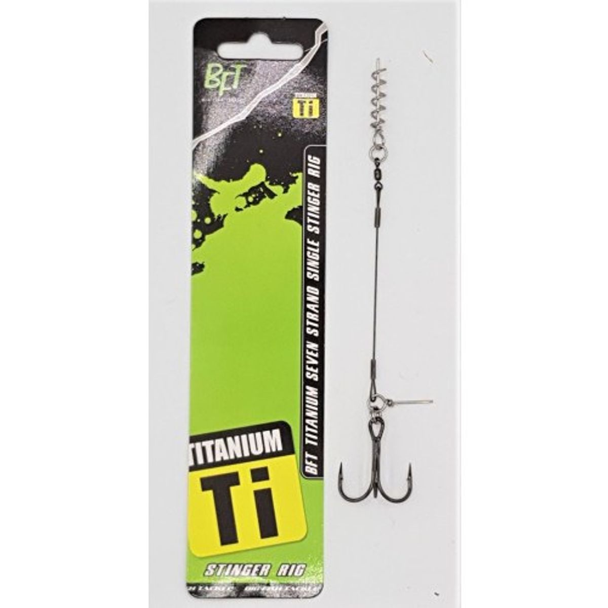 BFT Shallow Stinger, Titanium 50lbs Single 1/0