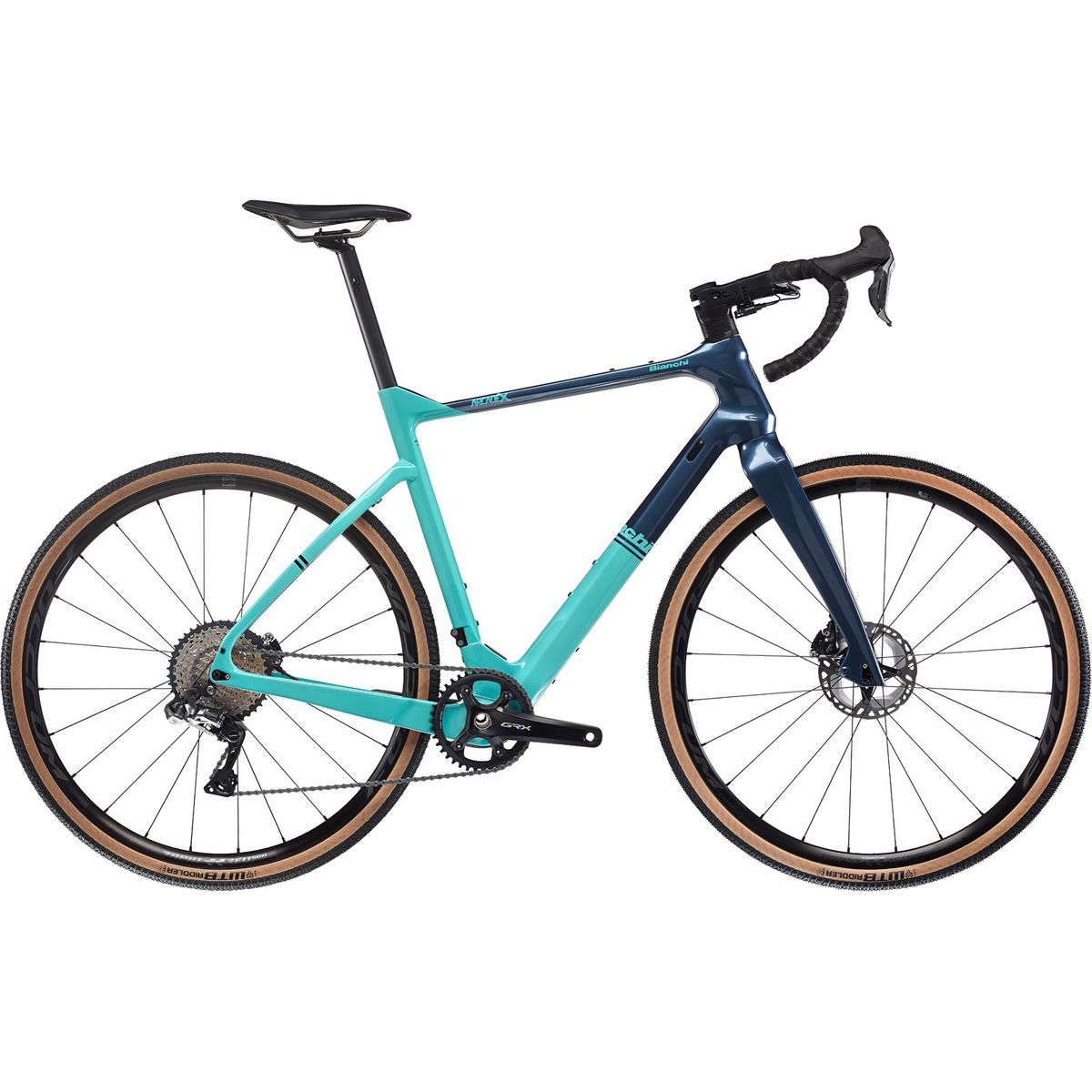 Bianchi Arcadex GRX 810 Di2 11g 2023 - Celeste/Blå