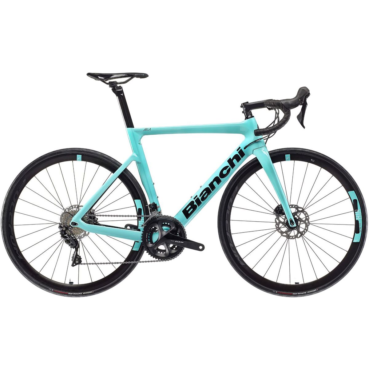 Bianchi Aria Aero 105 Disc 22g 2023 - Celeste