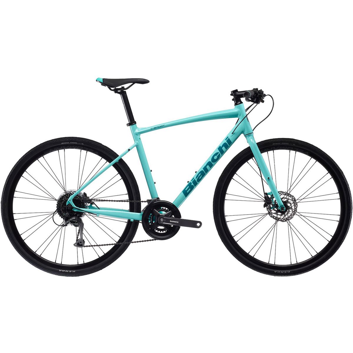 Bianchi C-sport 3 18g Disc 2023 - Celeste