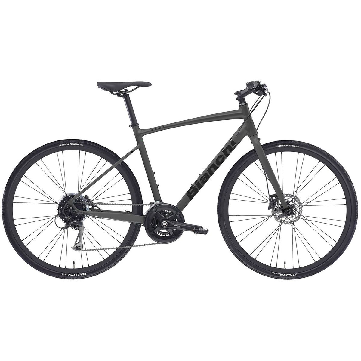 Bianchi C-SPORT 3 Herre 2025 - Graphite/Soft Black Matte