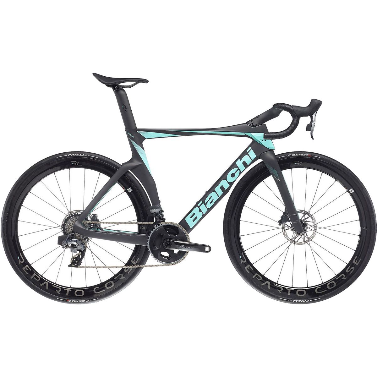 Bianchi Oltre Pro Force eTap axS 24g 2023 - Sort