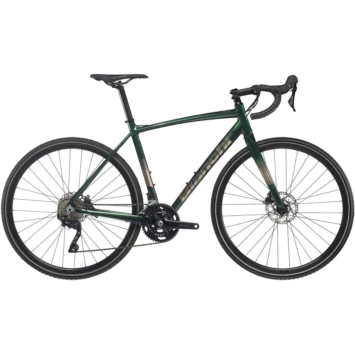 Bianchi Via Nirone 7 All Road GRX 400 20g 2023 - Grøn