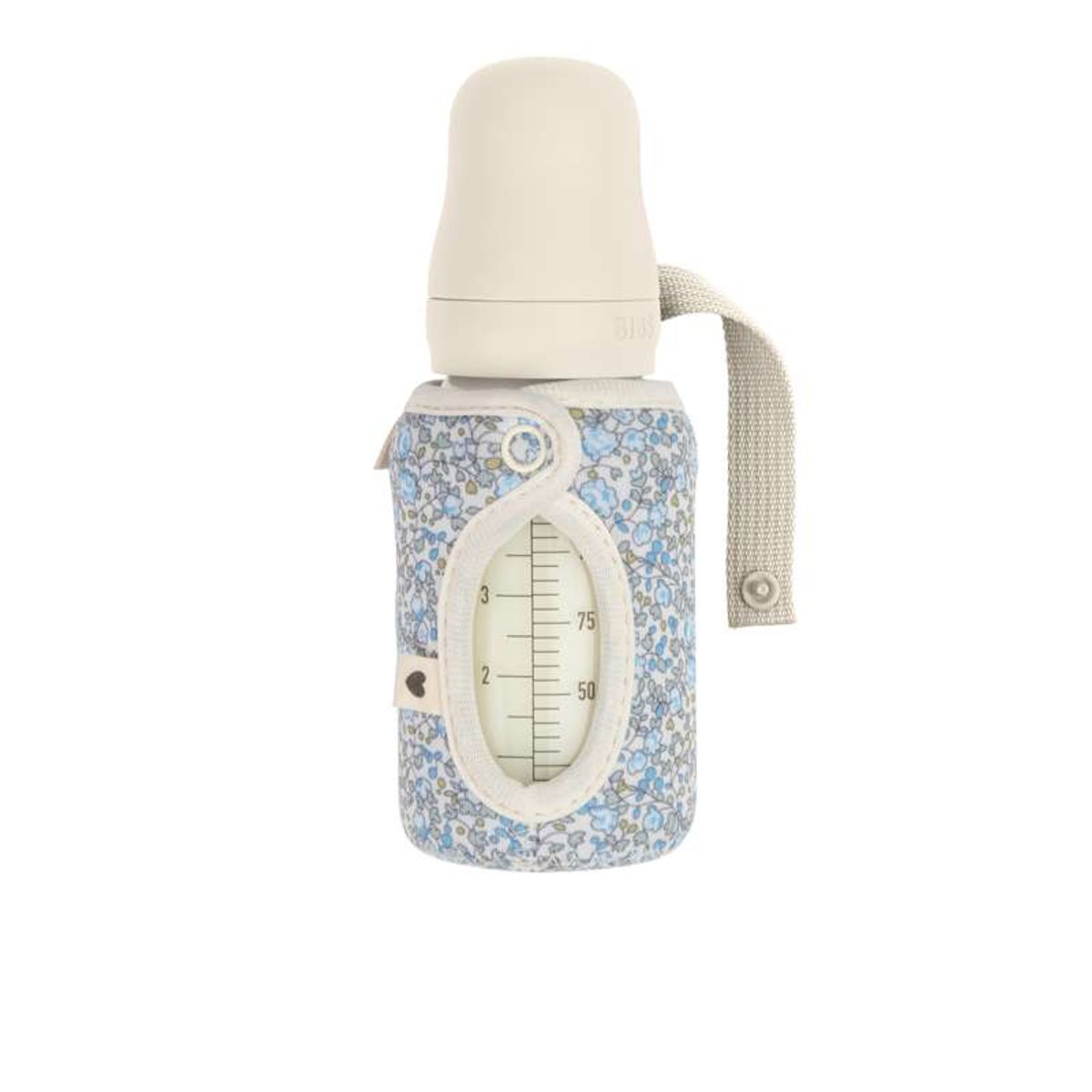 BIBS Bottle - Sleeve til Sutteflaske - Lille - 110 ml. - Eloise/Ivory