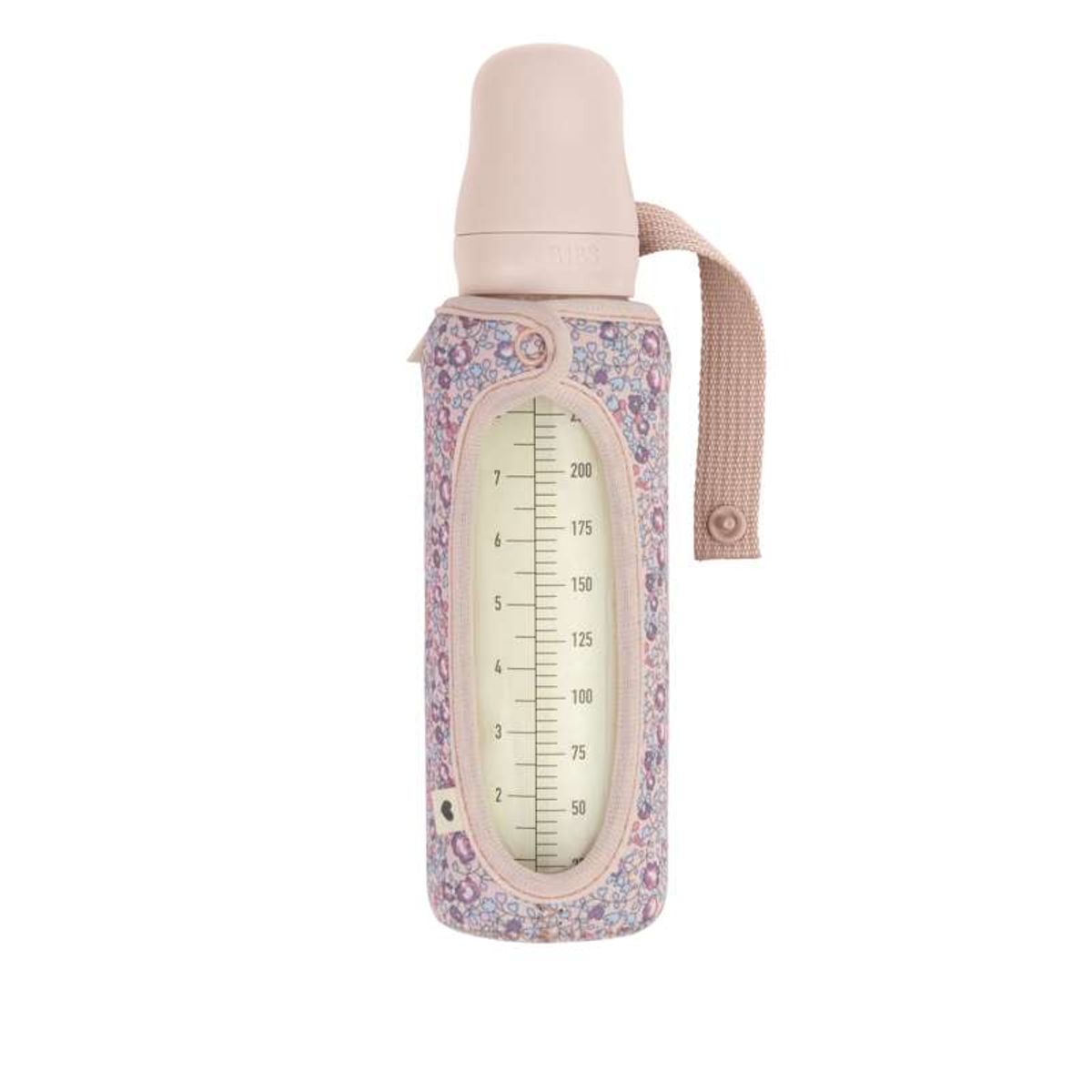 BIBS Bottle - Sleeve til Sutteflaske - Stor - 225 ml. - Eloise/Blush