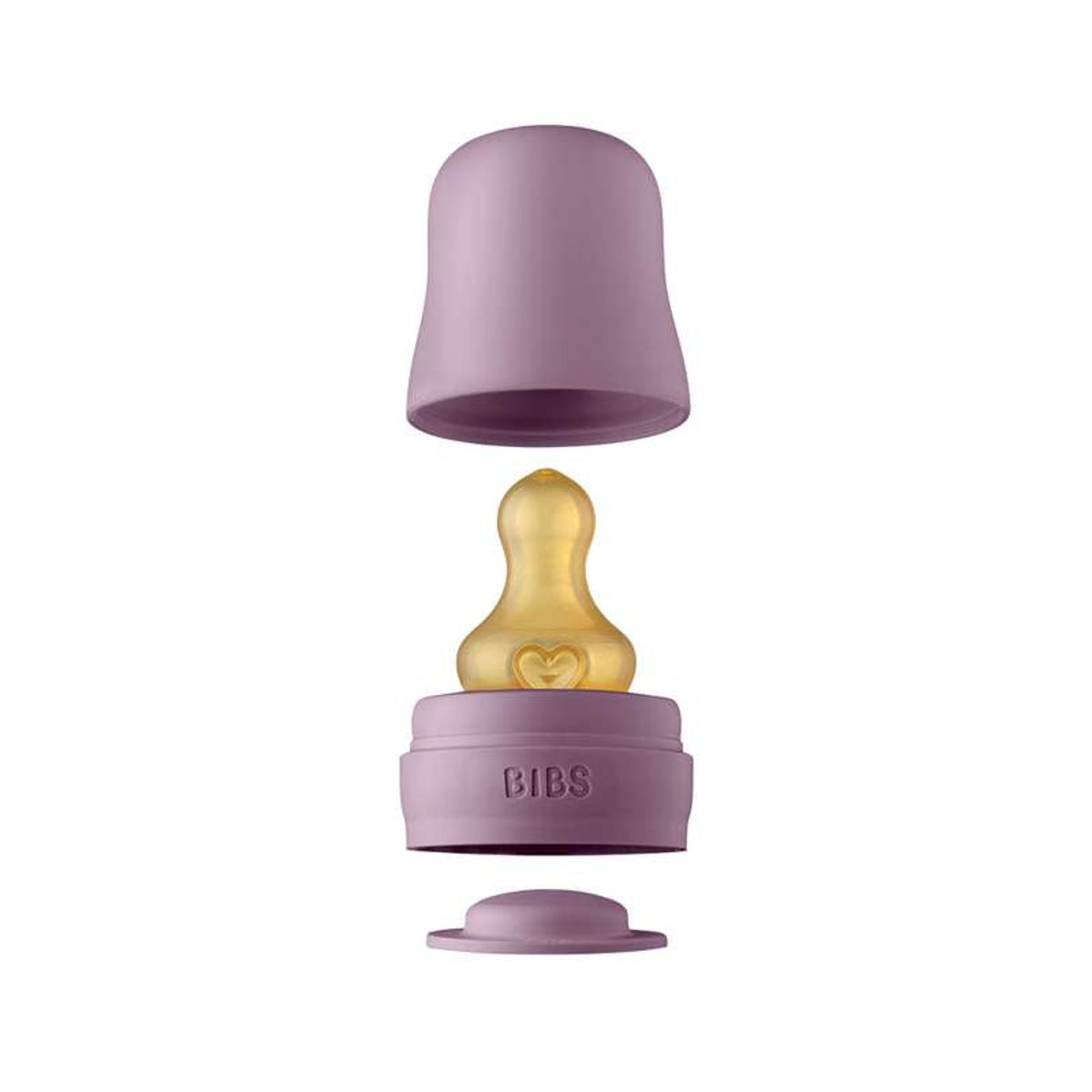 BIBS Bottle - Tilbehør - Sutteflaske-Kit - 5 Dele - Mauve