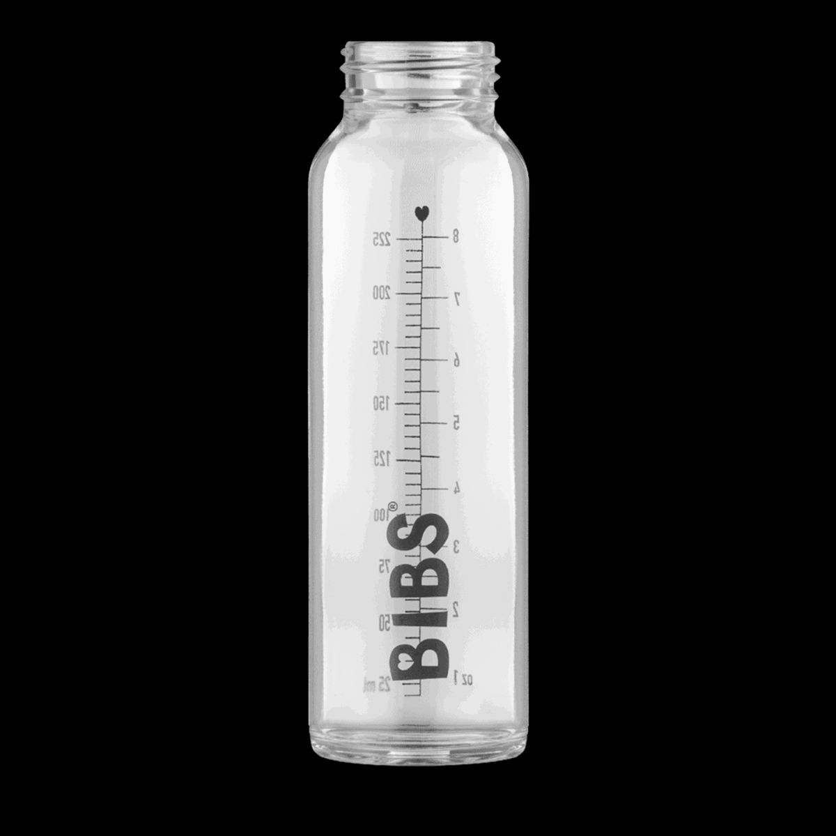 Bibs Glasflaske - 225 ml.