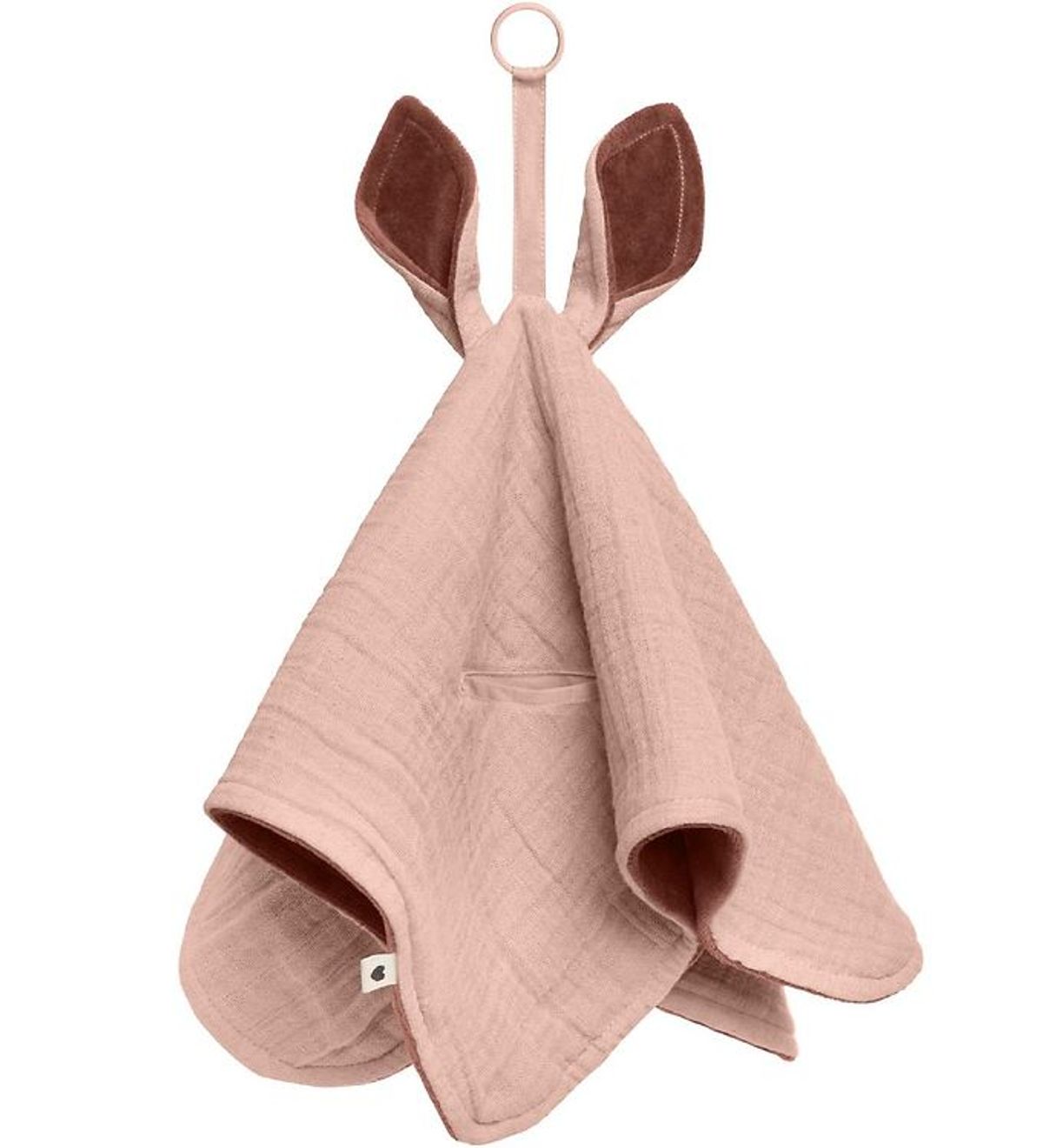 BIBS Nusseklud - 40x40 cm - Kangaroo - Blush/Woodchuck