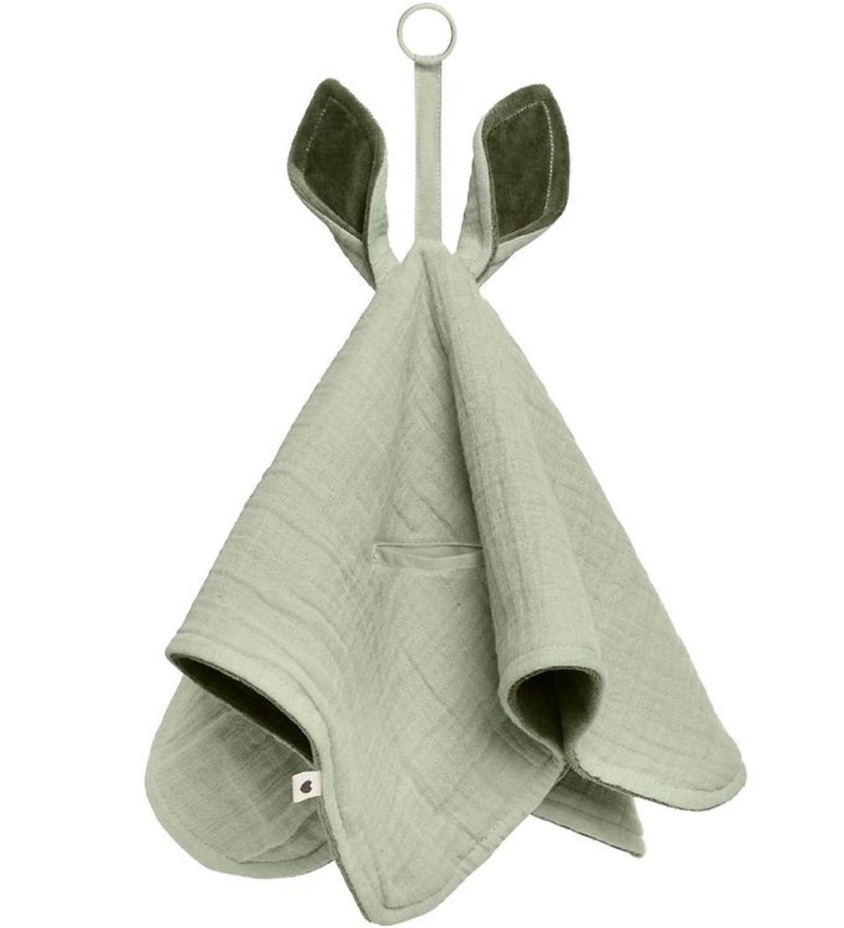 BIBS Nusseklud - 40x40 cm - Kangaroo - Sage/Hunter Green