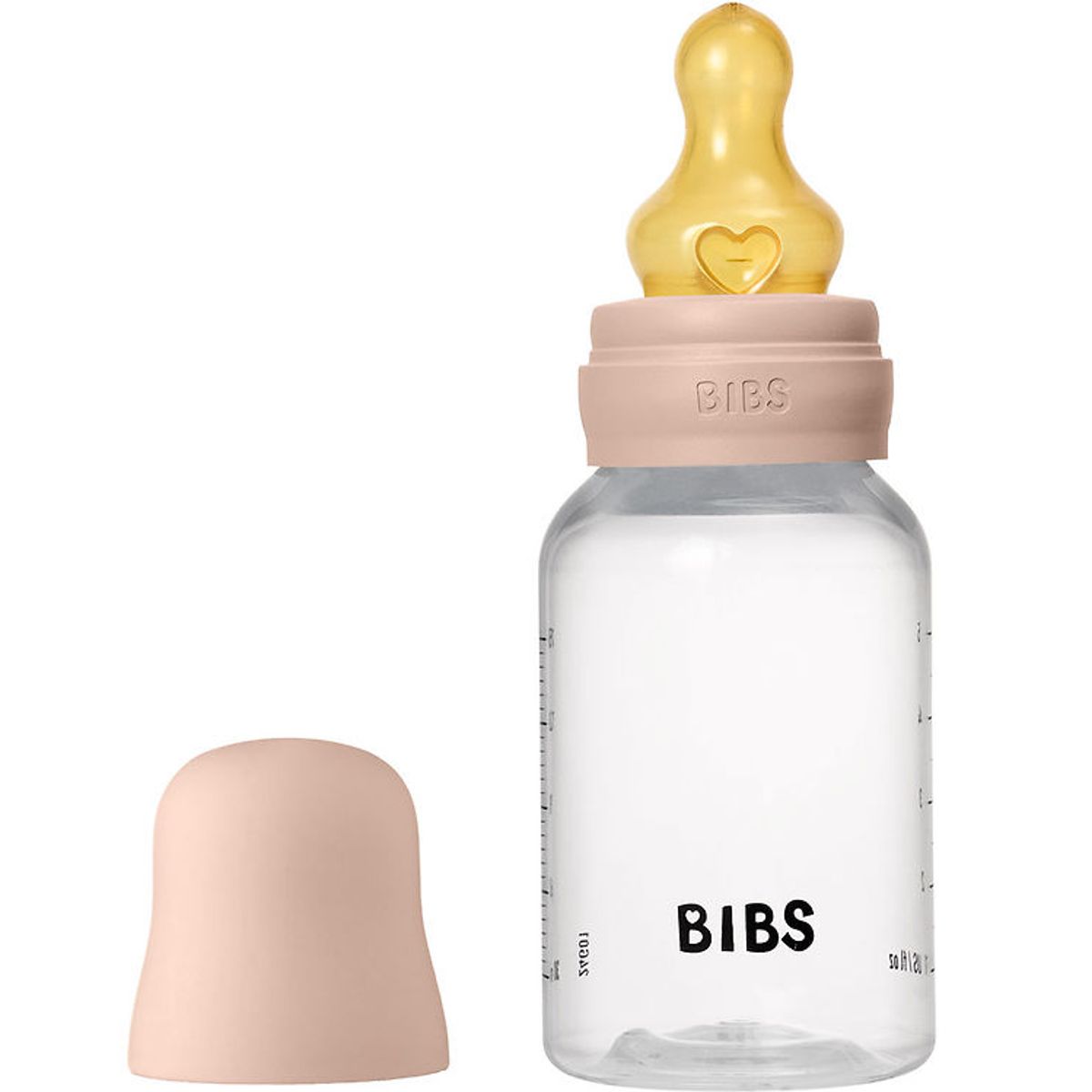 Bibs Sutteflaske - 150 ml - Naturgummi - Blush