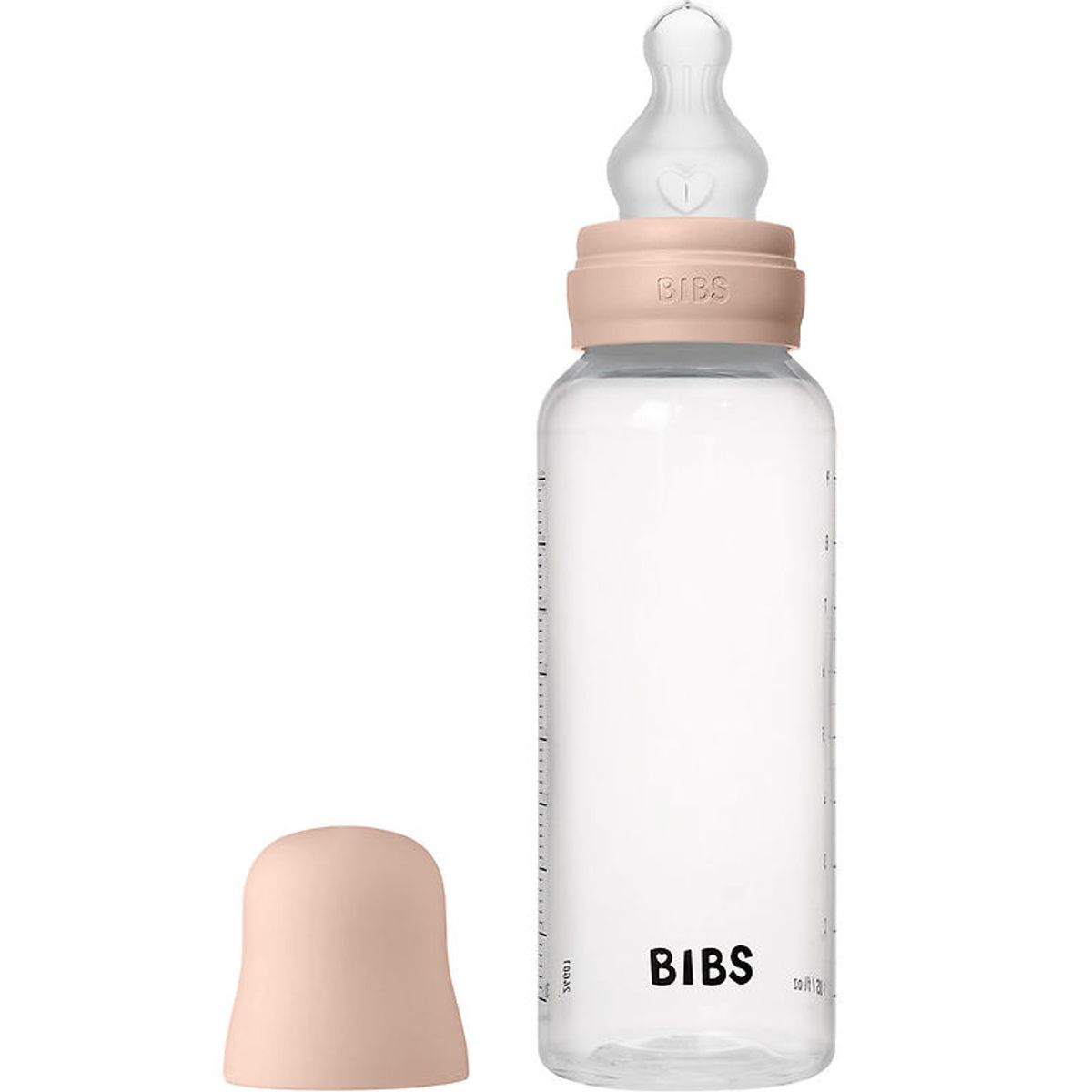 Bibs Sutteflaske - 270 ml - Silikone - Blush