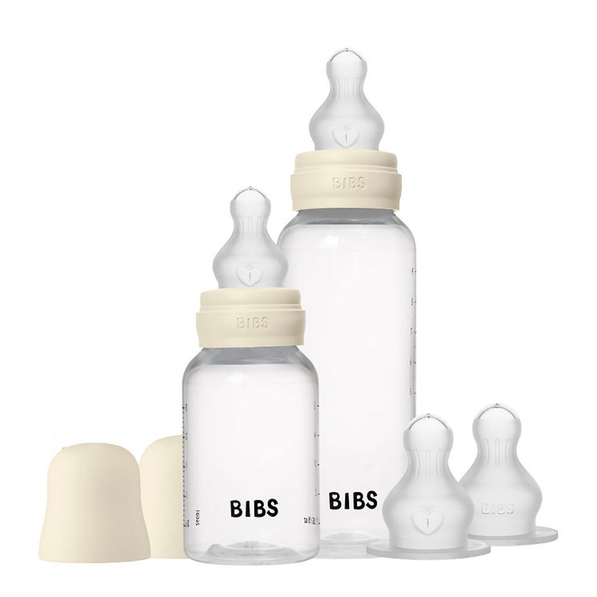 Bibs Sutteflaskesæt - Grow and Flow - Silikone - 150 ml/270 ml