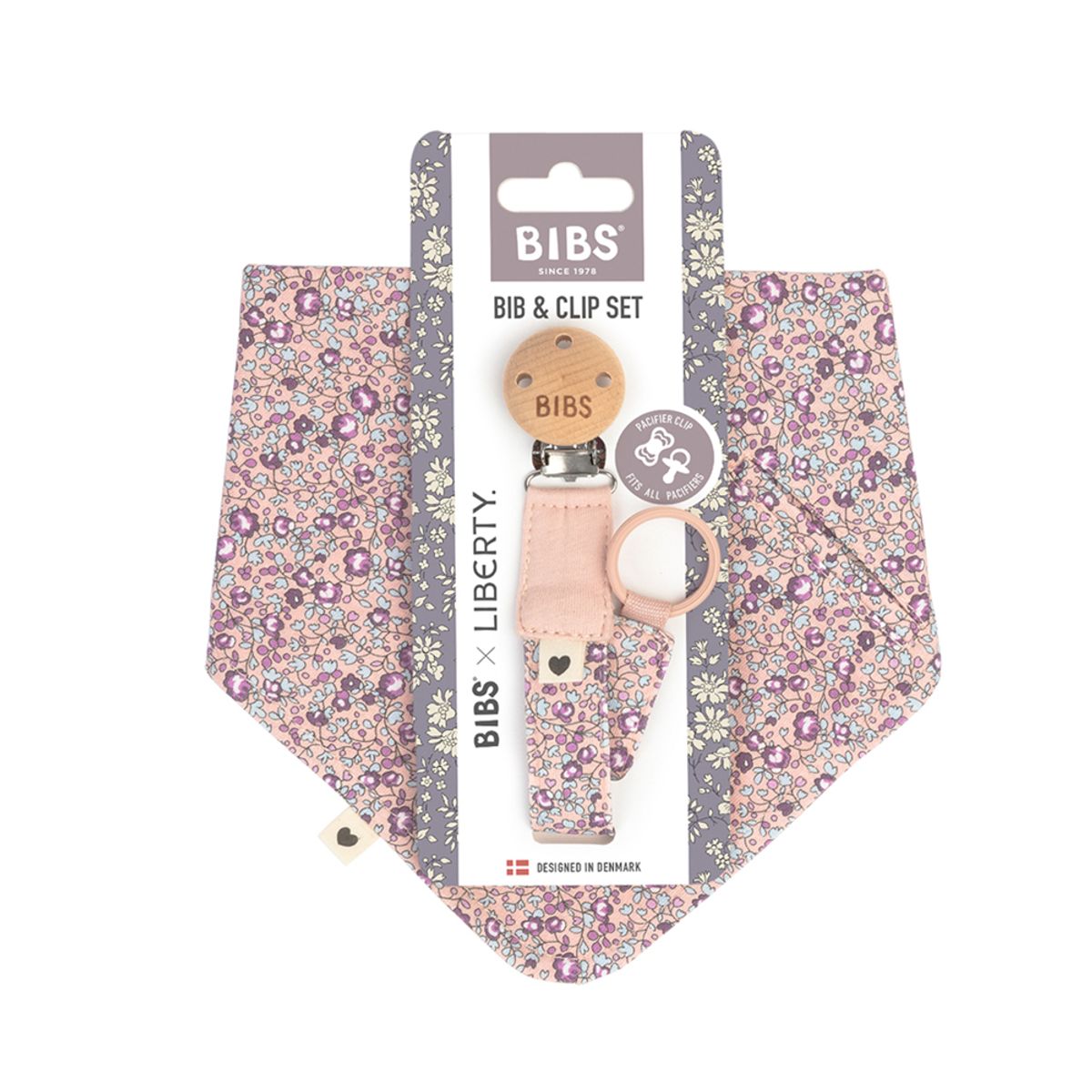 Bibs x Liberty organic gavesæt (One size)