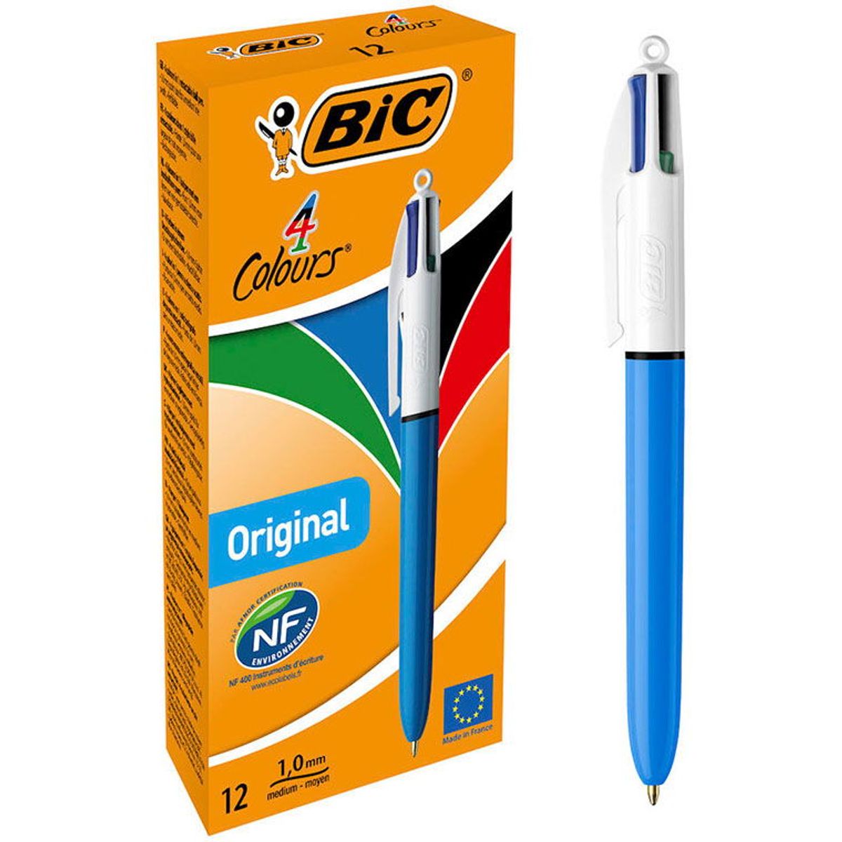 BIC 4 Colours Original kuglepen flerfarvet Medium