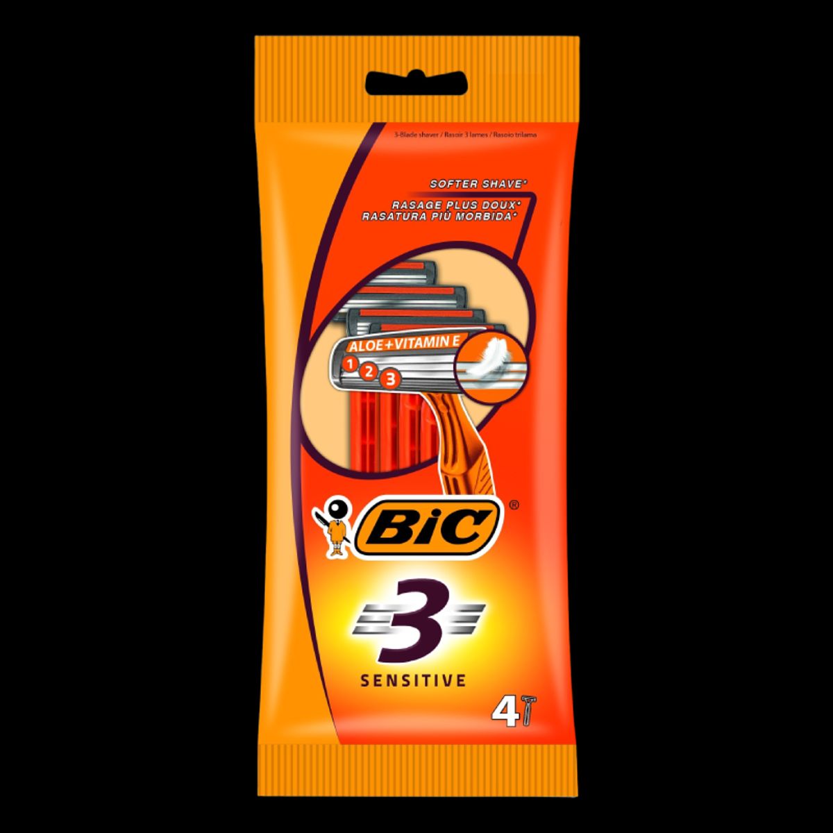 BIC Comfort 3 Skraber (4 stk)