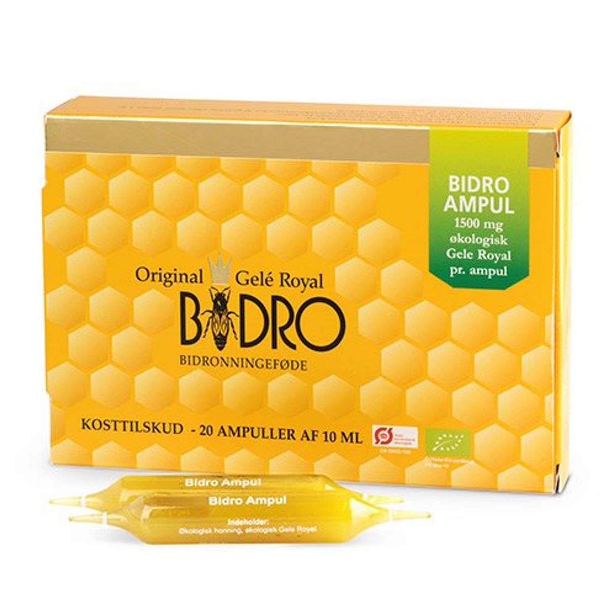 Bidro ampuler 10 ml Økologisk - 20 stk