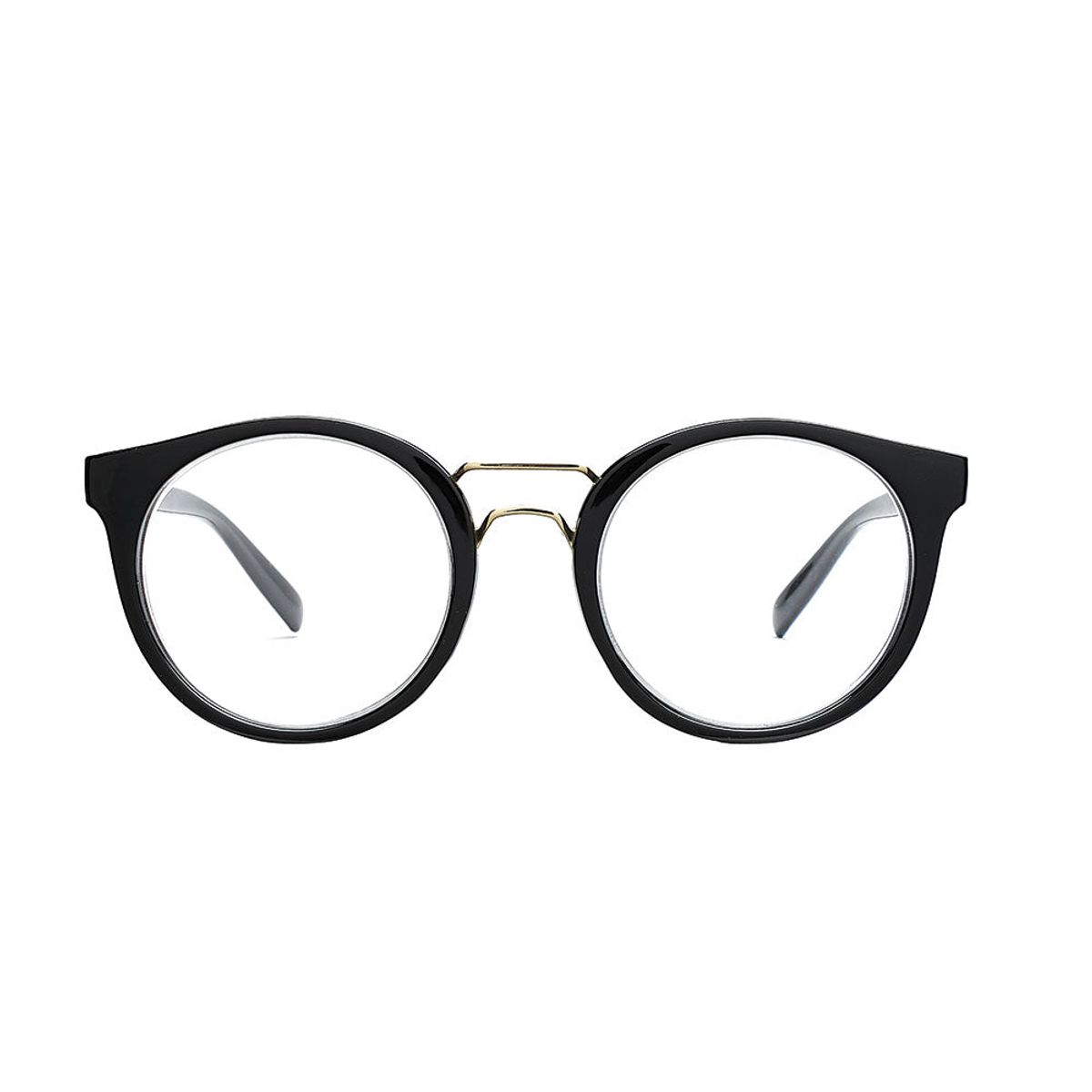 Biella Black Læsebrille - CLASSIC - Black / +1