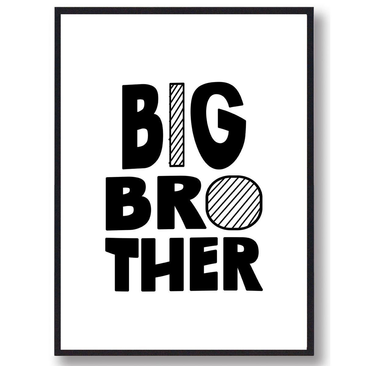 Big Brother - plakat (Størrelse: M - 30x40cm)