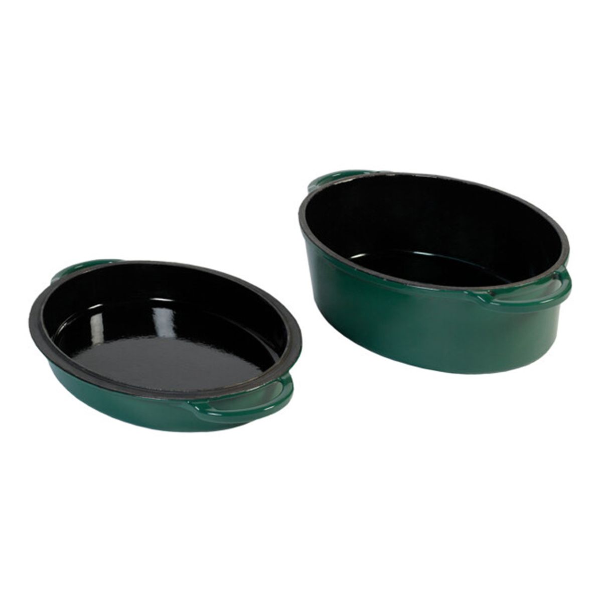 Big Green Egg Green Dutch Oven - Oval