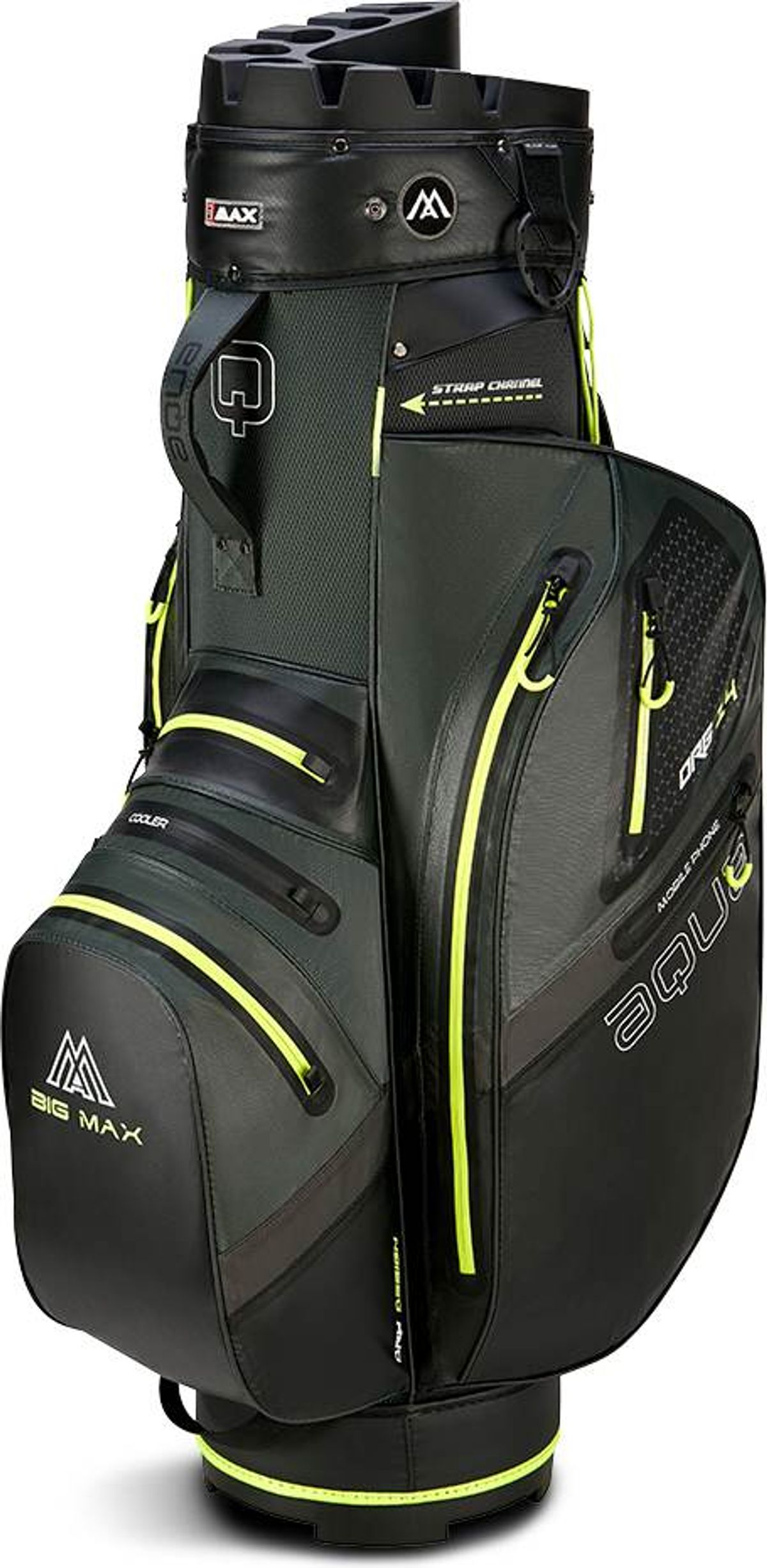 Big Max Aqua Silencio 4 Vandtæt Vognbag - Forrest Green/Lime