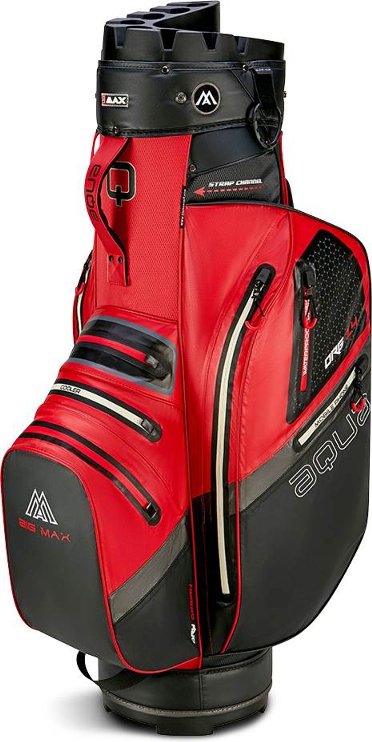 Big Max Aqua Silencio 4 Vandtæt Vognbag - Red/Black