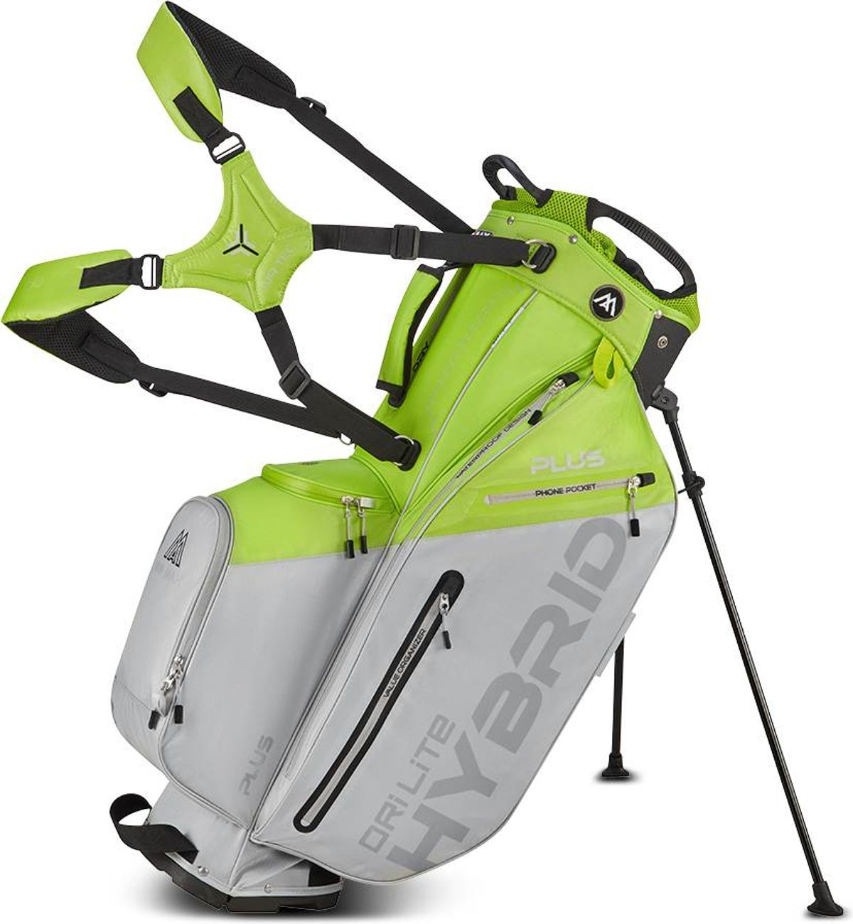 Big Max Dri Lite Hybrid Plus Vandtæt Bærebag - Lime/Silver