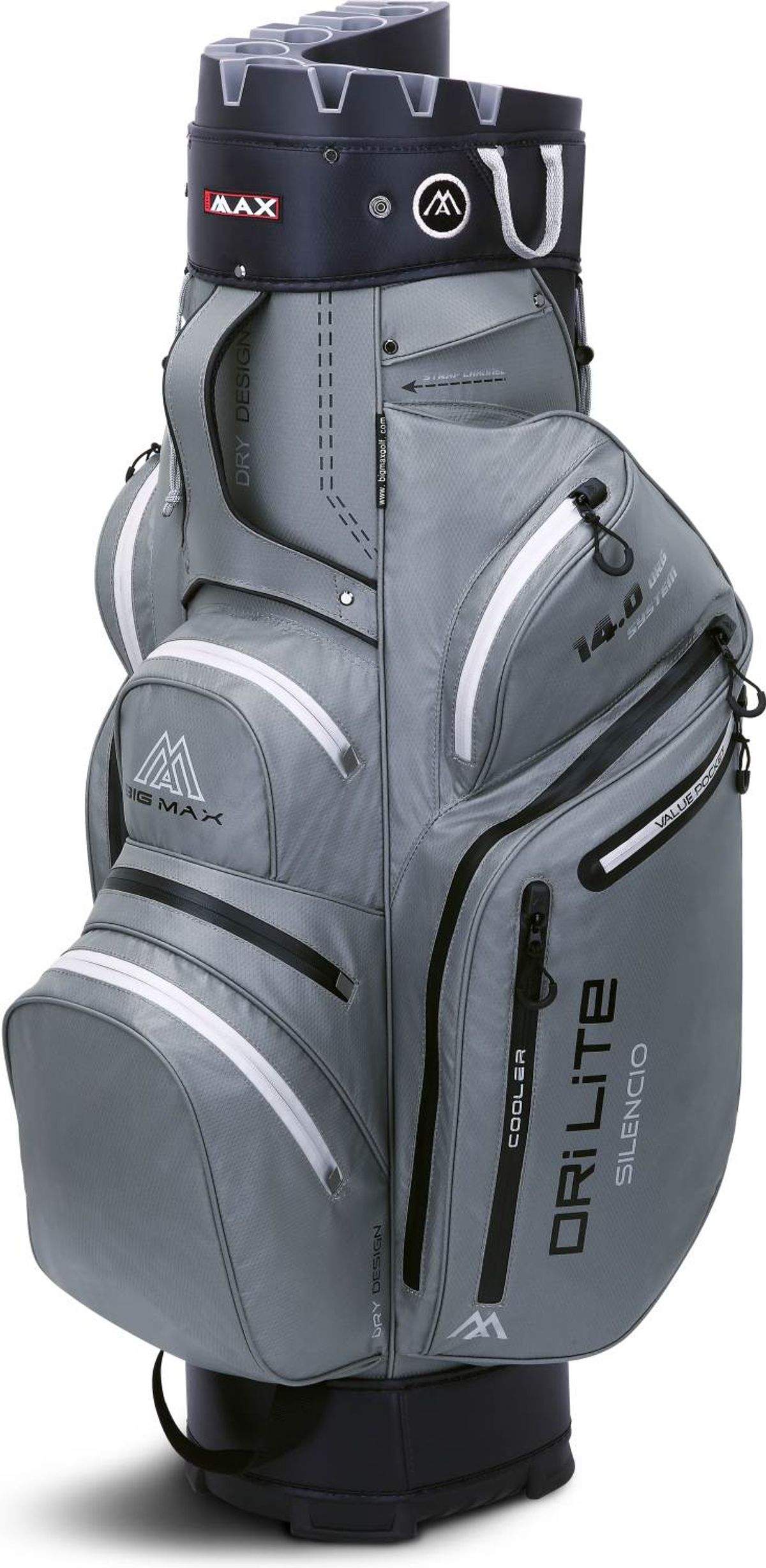 Big Max Dri Lite Silencio 2 Vandtæt Vognbag - Grey/Black