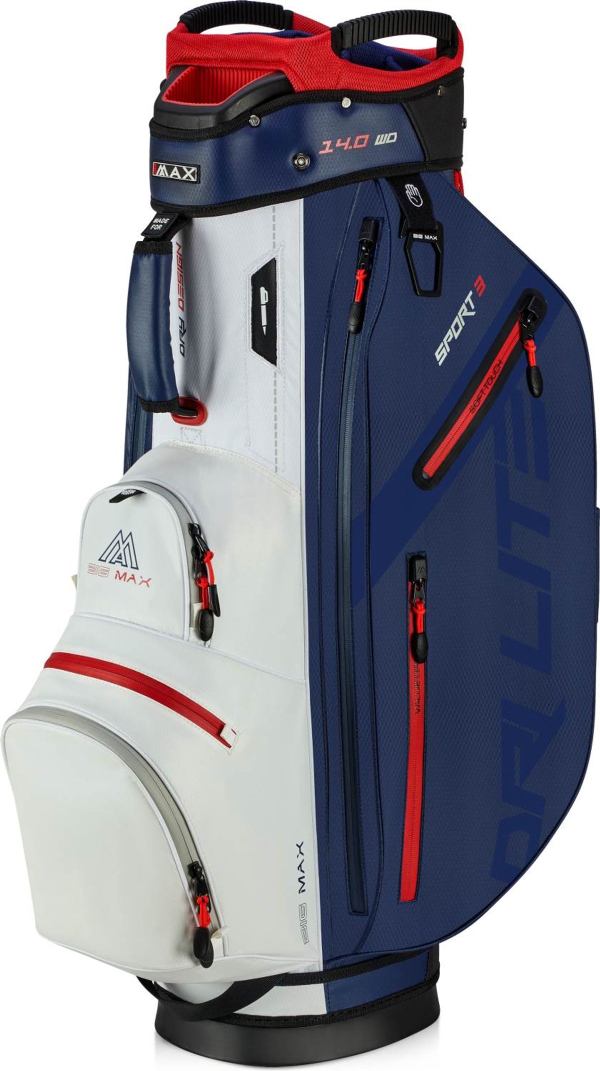 Big Max Dri Lite Sport 3 Vandtæt Vognbag - Navy/Red