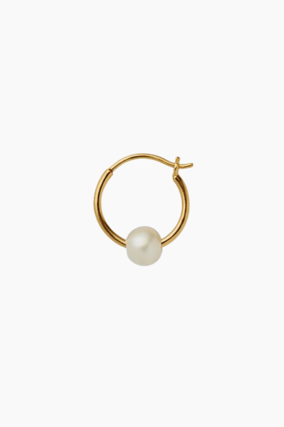 Big Pearl Berrie Hoop - Gold - Stine A - Guld One Size