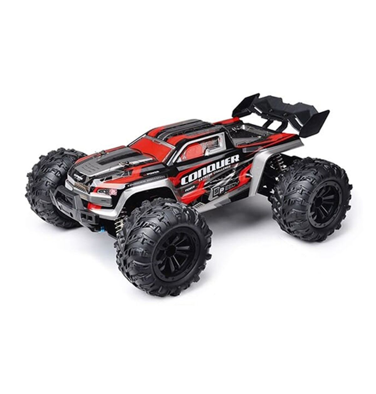 BIGFOOT 1/16 Fjernstyret bil 38+ km/t 4WD - Rød/Sort