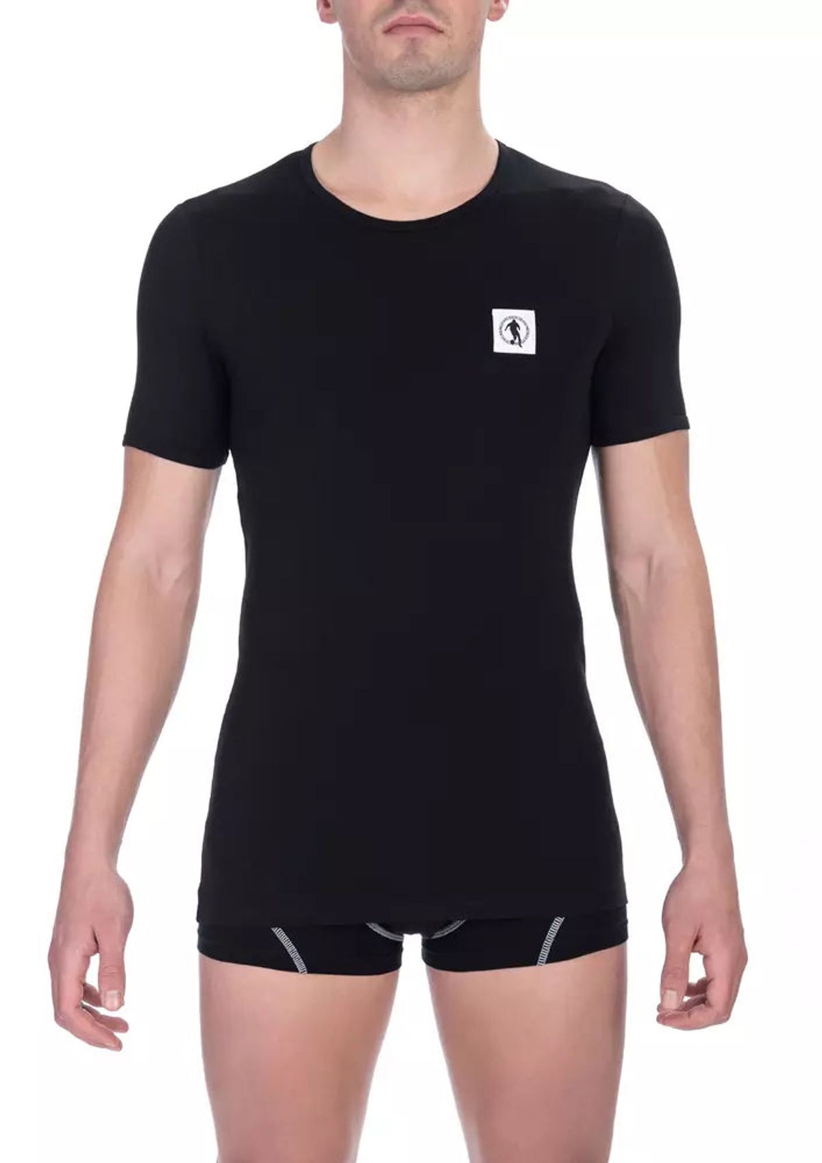 Bikkembergs Black Cotton Herre T-Shirt