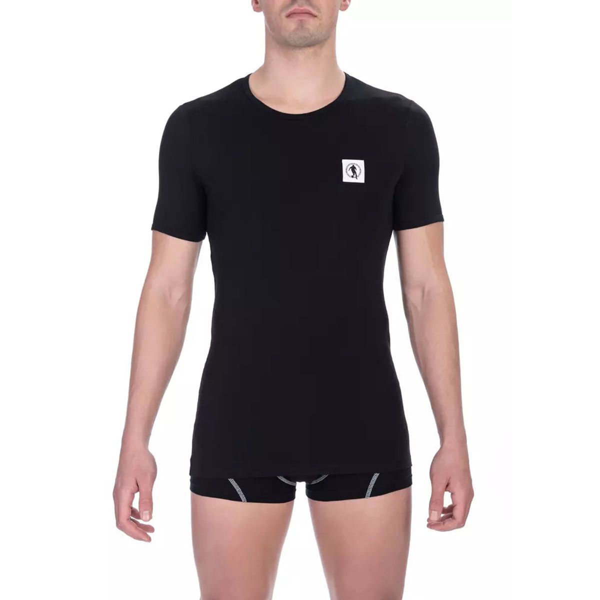 Bikkembergs Black Cotton Herre T-Shirt