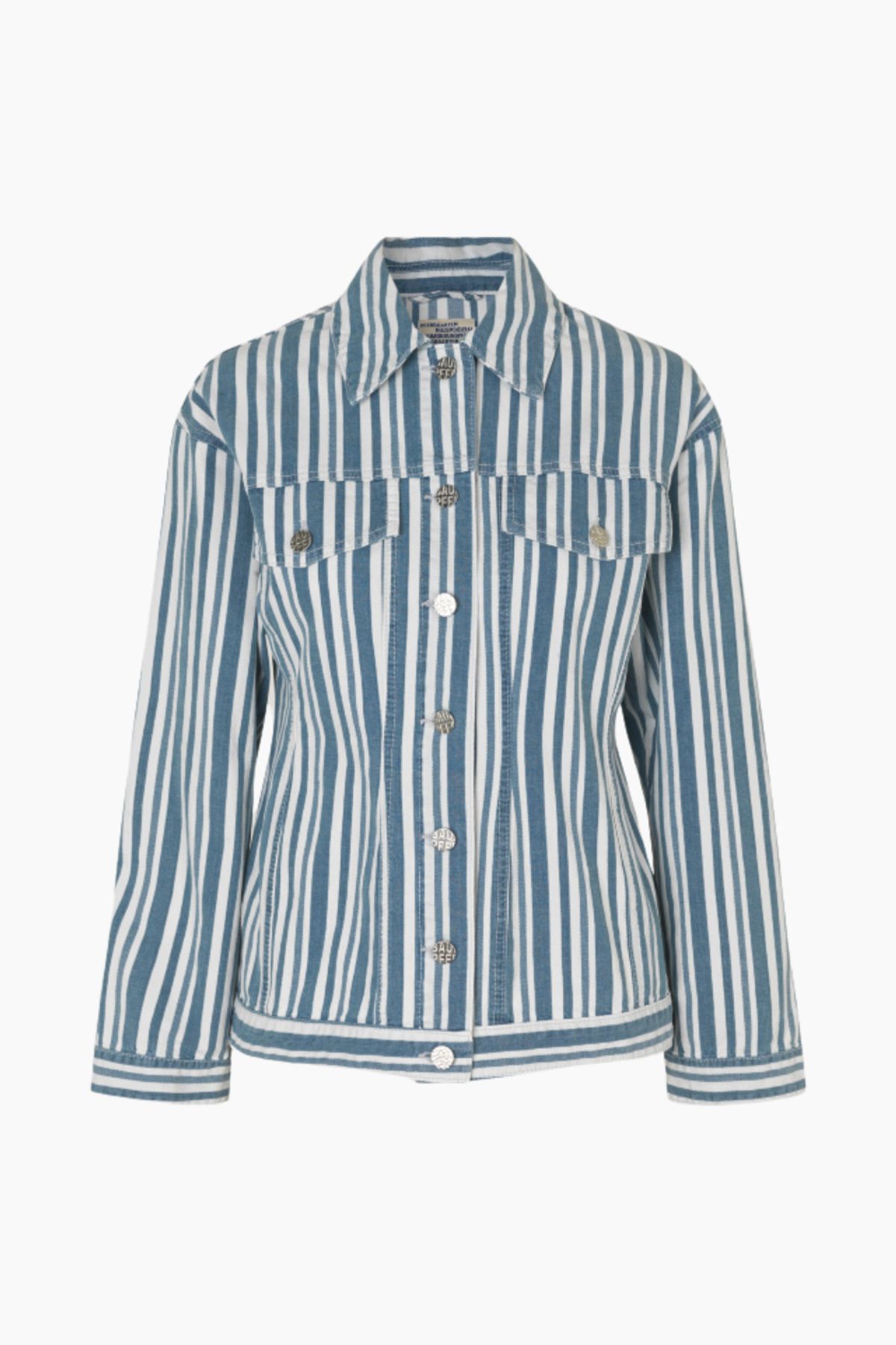 Billie Jacket - Striped Spring Denim - Baum und Pferdgarten - Stribet XS