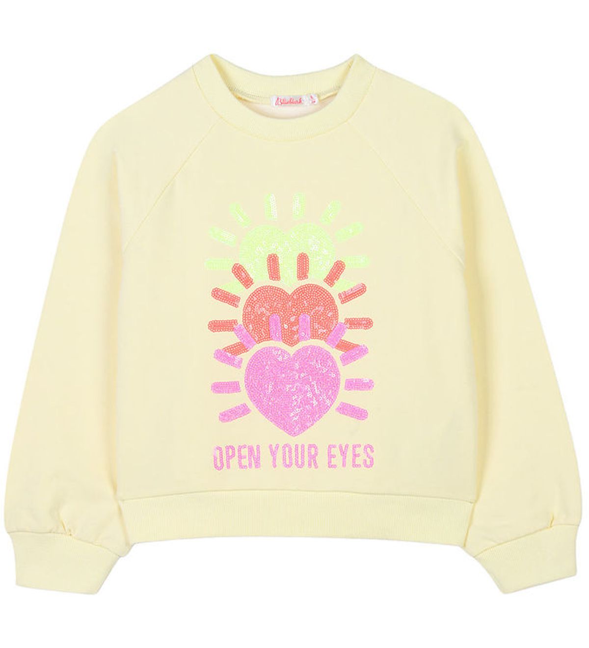 Billieblush Sweatshirt - Gul m. Pailletter