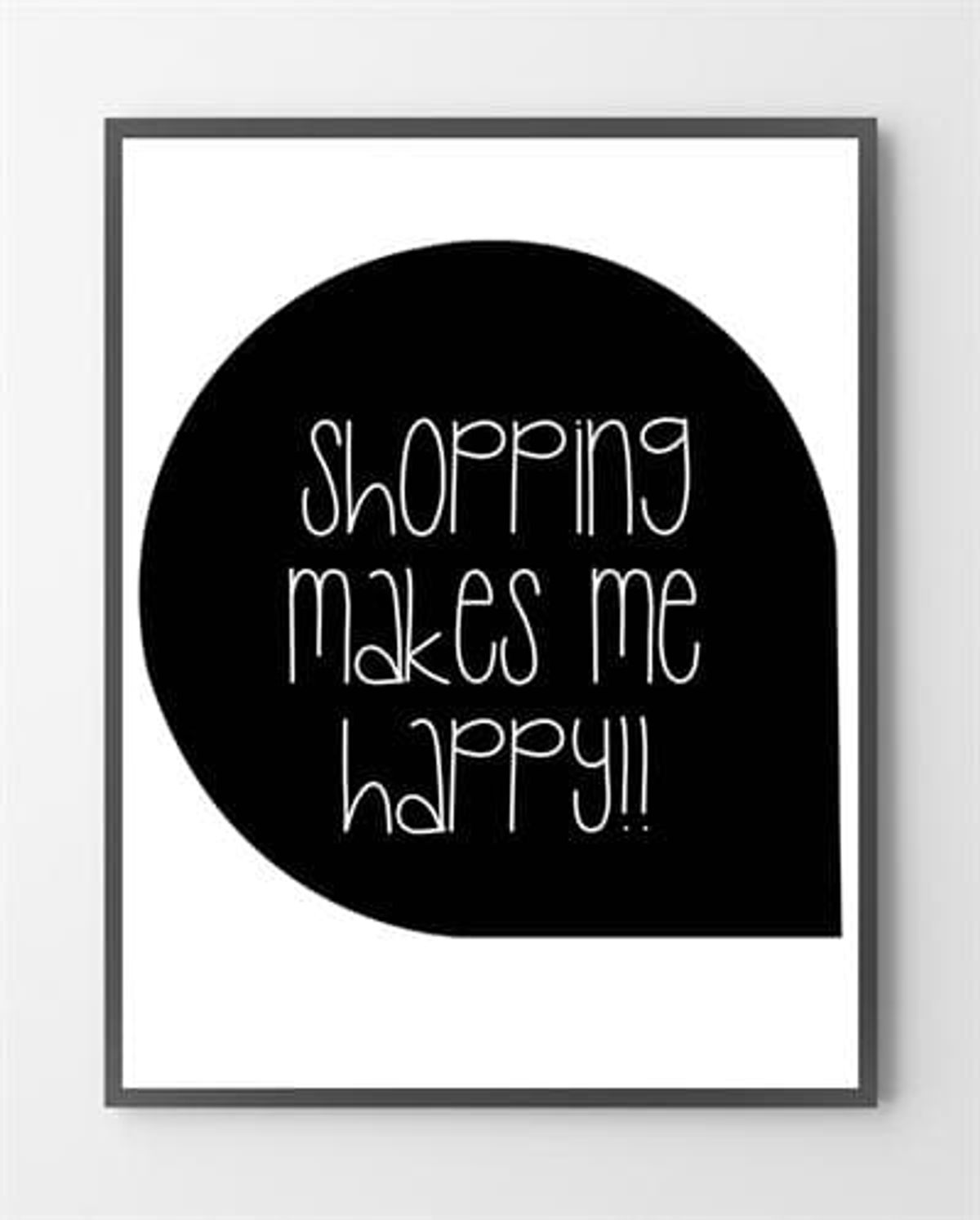 Billige plakater - Shopping - 40x50 cm.