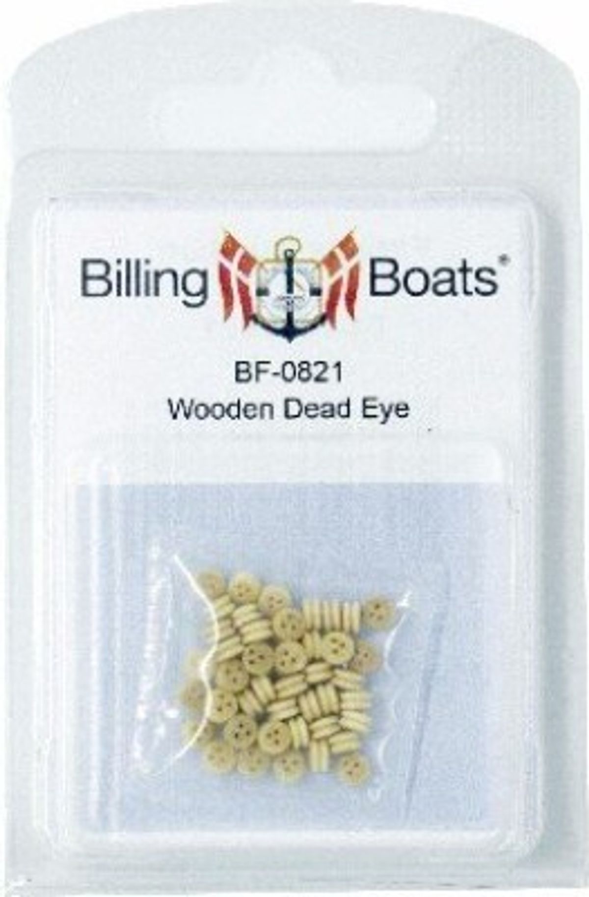 Billing Boats Fittings - Jomfru / Deadeye - 3 Mm - 50 Stk