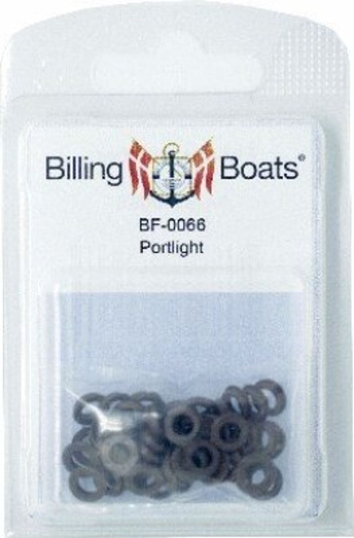 Billing Boats Fittings - Koøje - 6 Mm - 50 Stk - Sort