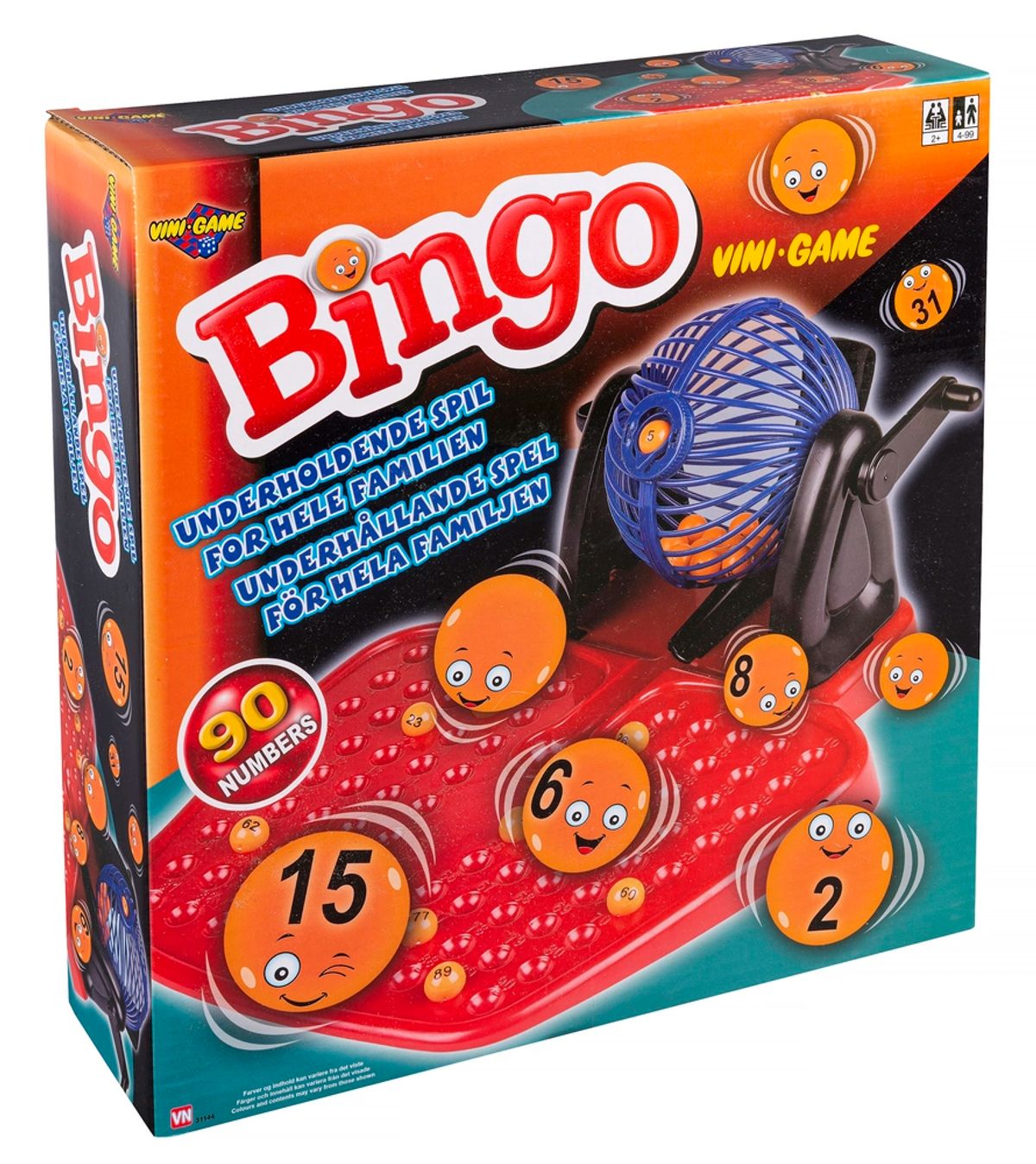 Bingo spil med tromle